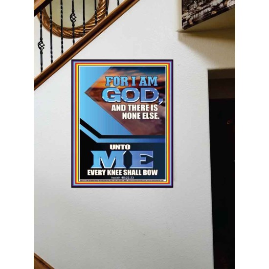 UNTO ME EVERY KNEE SHALL BOW  Custom Wall Scriptural Art  GWOVERCOMER12312  