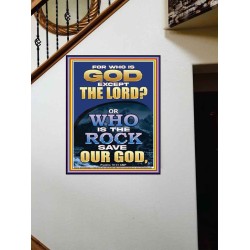 WHO IS THE ROCK SAVE OUR GOD  Art & Décor Portrait  GWOVERCOMER12348  "44X62"