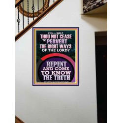 REPENT AND COME TO KNOW THE TRUTH  Large Custom Portrait   GWOVERCOMER12354  "44X62"