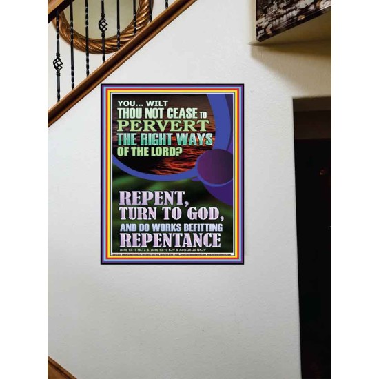 REPENT AND DO WORKS BEFITTING REPENTANCE  Custom Portrait   GWOVERCOMER12355  