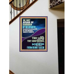 THE LORD SHALL BE THY CONFIDENCE AND KEEP THY FOOT FROM BEING TAKEN  Printable Bible Verse to Portrait  GWOVERCOMER12394  "44X62"