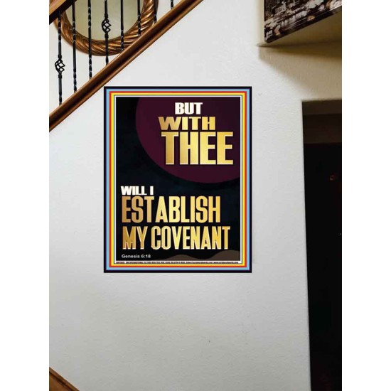 WITH THEE WILL I ESTABLISH MY COVENANT  Scriptures Wall Art  GWOVERCOMER13001  