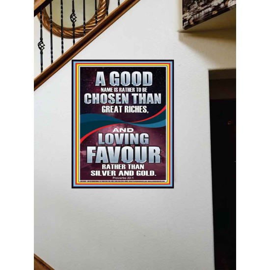 LOVING FAVOUR IS BETTER THAN SILVER AND GOLD  Scriptural Décor  GWOVERCOMER13003  