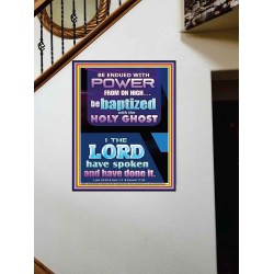BE ENDUED WITH POWER FROM ON HIGH  Ultimate Inspirational Wall Art Picture  GWOVERCOMER9999  "44X62"