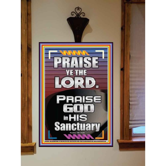 PRAISE GOD IN HIS SANCTUARY  Art & Wall Décor  GWOVERCOMER10061  