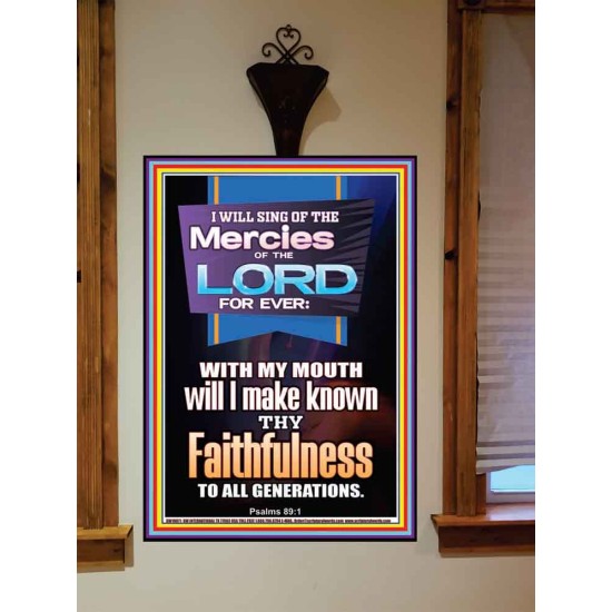 SING OF THE MERCY OF THE LORD  Décor Art Work  GWOVERCOMER10071  
