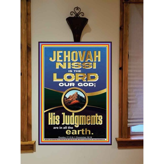 JEHOVAH NISSI IS THE LORD OUR GOD  Christian Paintings  GWOVERCOMER10696  