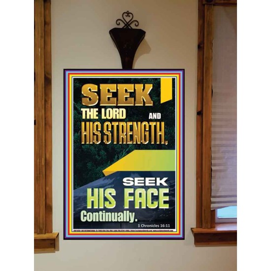 SEEK THE FACE OF GOD CONTINUALLY  Unique Scriptural ArtWork  GWOVERCOMER11838  