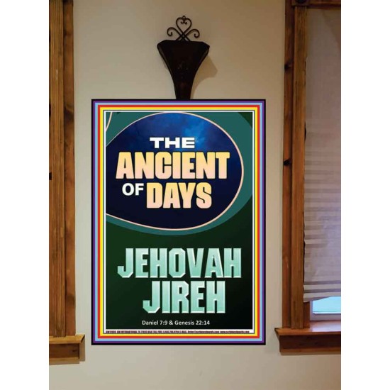 THE ANCIENT OF DAYS JEHOVAH JIREH  Unique Scriptural Picture  GWOVERCOMER11909  