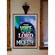 THE VOICE OF THE LORD IS FULL OF MAJESTY  Scriptural Décor Portrait  GWOVERCOMER11978  