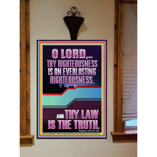 THY LAW IS THE TRUTH O LORD  Religious Wall Art   GWOVERCOMER12213  