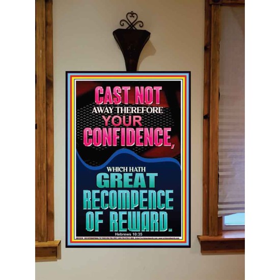 CAST NOT AWAY THEREFORE YOUR CONFIDENCE  Church Portrait  GWOVERCOMER12676  