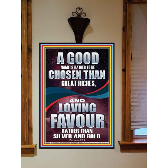 LOVING FAVOUR IS BETTER THAN SILVER AND GOLD  Scriptural Décor  GWOVERCOMER13003  