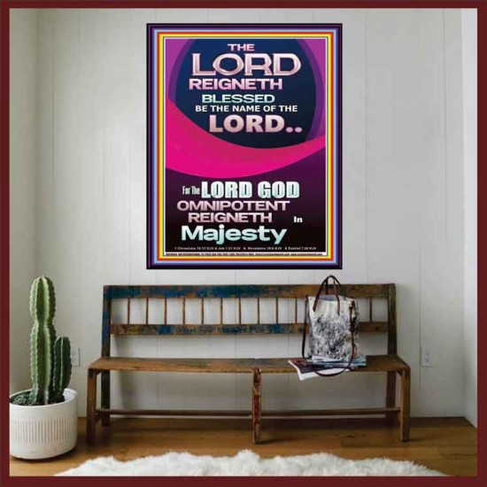 THE LORD GOD OMNIPOTENT REIGNETH IN MAJESTY  Wall Décor Prints  GWOVERCOMER10048  