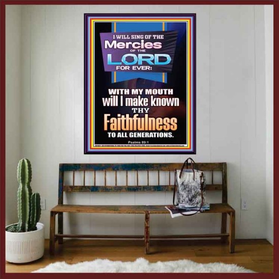 SING OF THE MERCY OF THE LORD  Décor Art Work  GWOVERCOMER10071  