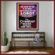 O LORD OUR GOD CREATOR OF HEAVEN, EARTH AND SEA  Custom Wall Art Print  GWOVERCOMER10074  