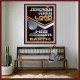 JEHOVAH JIREH IS THE LORD OUR GOD  Contemporary Christian Wall Art Portrait  GWOVERCOMER10695  