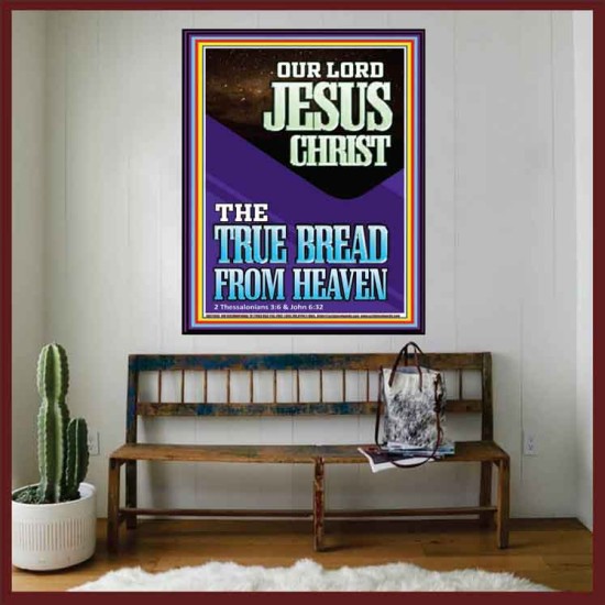 OUR LORD JESUS CHRIST THE TRUE BREAD FROM HEAVEN  Church Portrait  GWOVERCOMER11950  