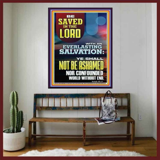 YOU SHALL NOT BE ASHAMED NOR CONFOUNDED WORLD WITHOUT END  Custom Wall Décor  GWOVERCOMER12310  