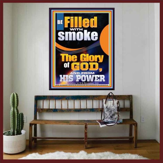 BE FILLED WITH SMOKE THE GLORY OF GOD AND FROM HIS POWER  Church Picture  GWOVERCOMER12658  