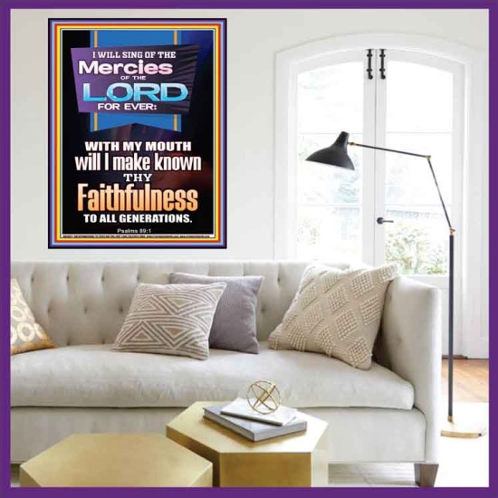 SING OF THE MERCY OF THE LORD  Décor Art Work  GWOVERCOMER10071  