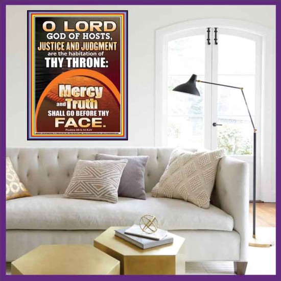 JUSTICE AND JUDGEMENT THE HABITATION OF YOUR THRONE O LORD  New Wall Décor  GWOVERCOMER10079  