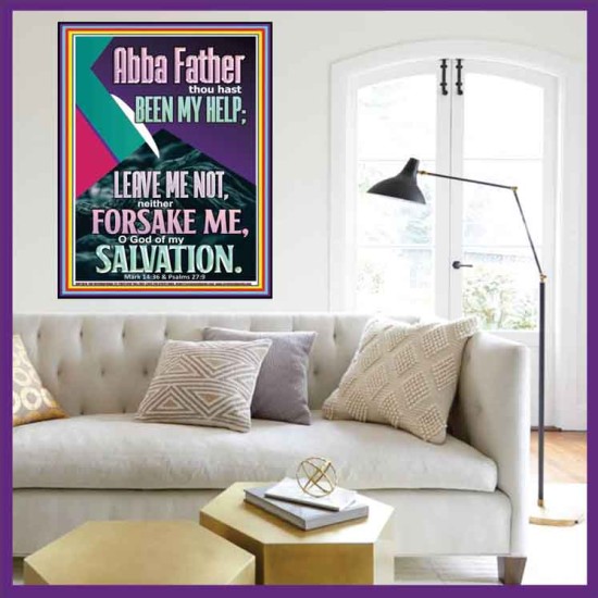 ABBA FATHER THOU HAST BEEN OUR HELP IN AGES PAST  Wall Décor  GWOVERCOMER11814  