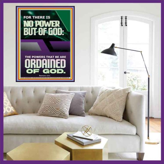 THERE IS NO POWER BUT OF GOD POWER THAT BE ARE ORDAINED OF GOD  Bible Verse Wall Art  GWOVERCOMER11869  