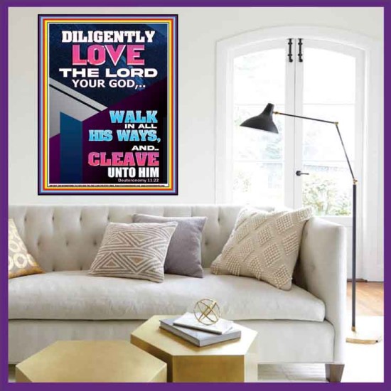 DILIGENTLY LOVE THE LORD OUR GOD  Children Room  GWOVERCOMER11897  