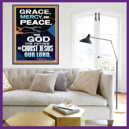 GRACE MERCY AND PEACE FROM GOD  Ultimate Power Portrait  GWOVERCOMER9993  