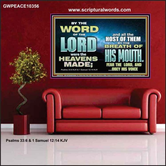THE BREATH OF HIS MOUTH  Ultimate Power Picture  GWPEACE10356  