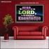 FEAR OF THE LORD THE BEGINNING OF KNOWLEDGE  Ultimate Power Poster  GWPEACE10401  "14X12"
