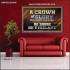 CROWN OF GLORY FOR OVERCOMERS  Scriptures Décor Wall Art  GWPEACE10440  "14X12"