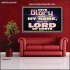 GIVE GLORY TO MY NAME SAITH THE LORD OF HOSTS  Scriptural Verse Poster   GWPEACE10450  "14X12"