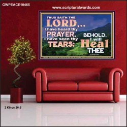 I HAVE SEEN THY TEARS I WILL HEAL THEE  Christian Paintings  GWPEACE10465  