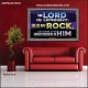 THE LORD IS UPRIGHT AND MY ROCK  Church Poster  GWPEACE10535  