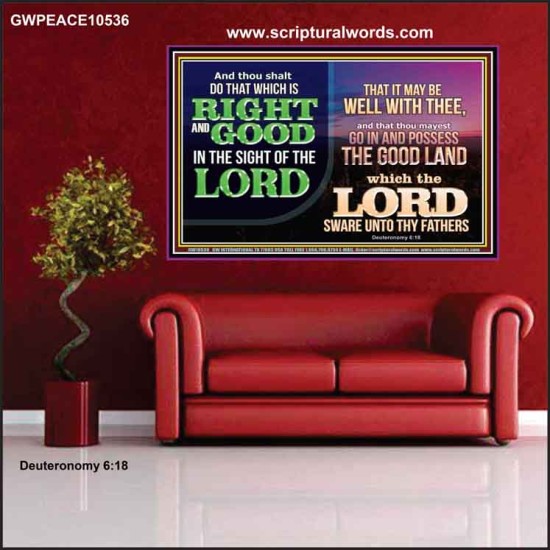 THAT IT MAY BE WELL WITH THEE  Contemporary Christian Wall Art  GWPEACE10536  