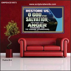 GOD OF OUR SALVATION  Scripture Wall Art  GWPEACE10573  "14X12"