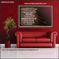 AN APPOINTED TIME TO MAN UPON EARTH  Art & Wall Décor  GWPEACE10588  "14X12"