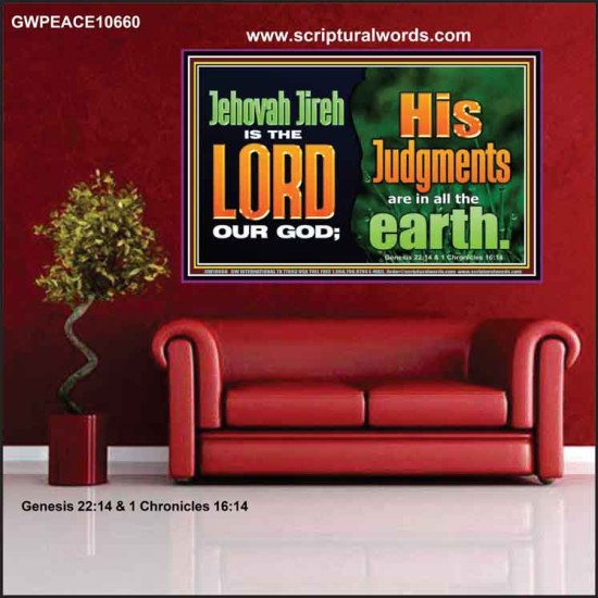 JEHOVAH JIREH IS THE LORD OUR GOD  Children Room  GWPEACE10660  