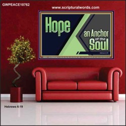 HOPE AN ANCHOR OF THE SOUL  Christian Paintings  GWPEACE10762  