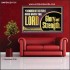 GIVE UNTO THE LORD GLORY AND STRENGTH  Sanctuary Wall Picture Poster  GWPEACE11751  "14X12"