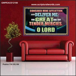 GREAT ARE THY TENDER MERCIES O LORD  Unique Scriptural Picture  GWPEACE12180  "14X12"