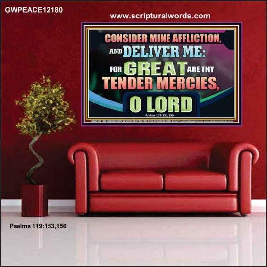 GREAT ARE THY TENDER MERCIES O LORD  Unique Scriptural Picture  GWPEACE12180  