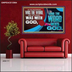 THE WORD OF LIFE THE FOUNDATION OF HEAVEN AND THE EARTH  Ultimate Inspirational Wall Art Picture  GWPEACE12984  "14X12"