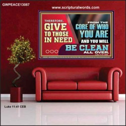 GIVE TO THOSE IN NEED  Ultimate Power Poster  GWPEACE13087  