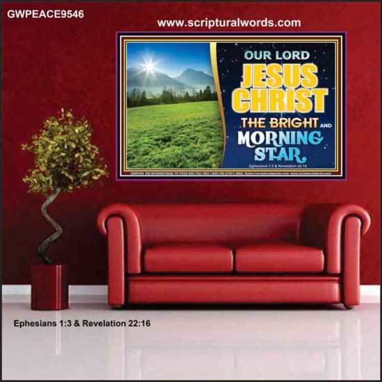 JESUS CHRIST THE BRIGHT AND MORNING STAR  Children Room Poster  GWPEACE9546  