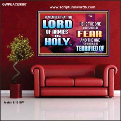 FEAR THE LORD WITH TREMBLING  Ultimate Power Poster  GWPEACE9567  "14X12"