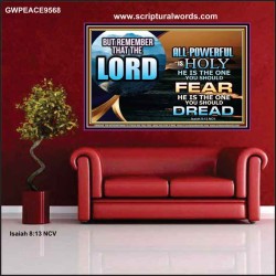 JEHOVAH LORD ALL POWERFUL IS HOLY  Righteous Living Christian Poster  GWPEACE9568  "14X12"