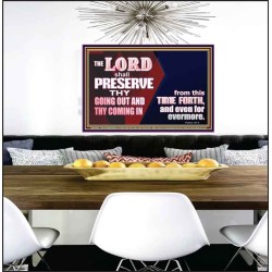 THY GOING OUT AND COMING IN IS PRESERVED  Wall Décor  GWPEACE10088  "14X12"